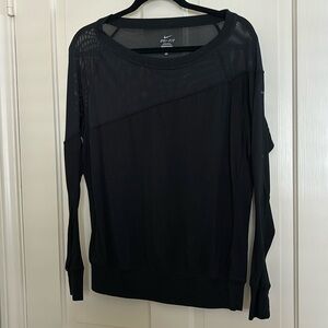 Nike dri-fit long sleeve tee; size L